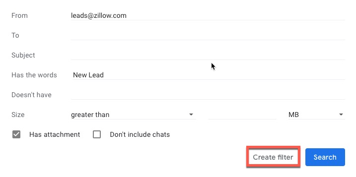 Add details to your gmail filter.